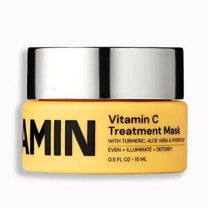GLEAMIN‎ Vitamin C Treatment Mask w/Turmeric, Aloe & Hydroclay (NEW & SEALED)!